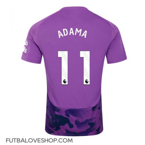 Dres Fulham Adama Traore #11 Tretina 2024-25 Krátky Rukáv